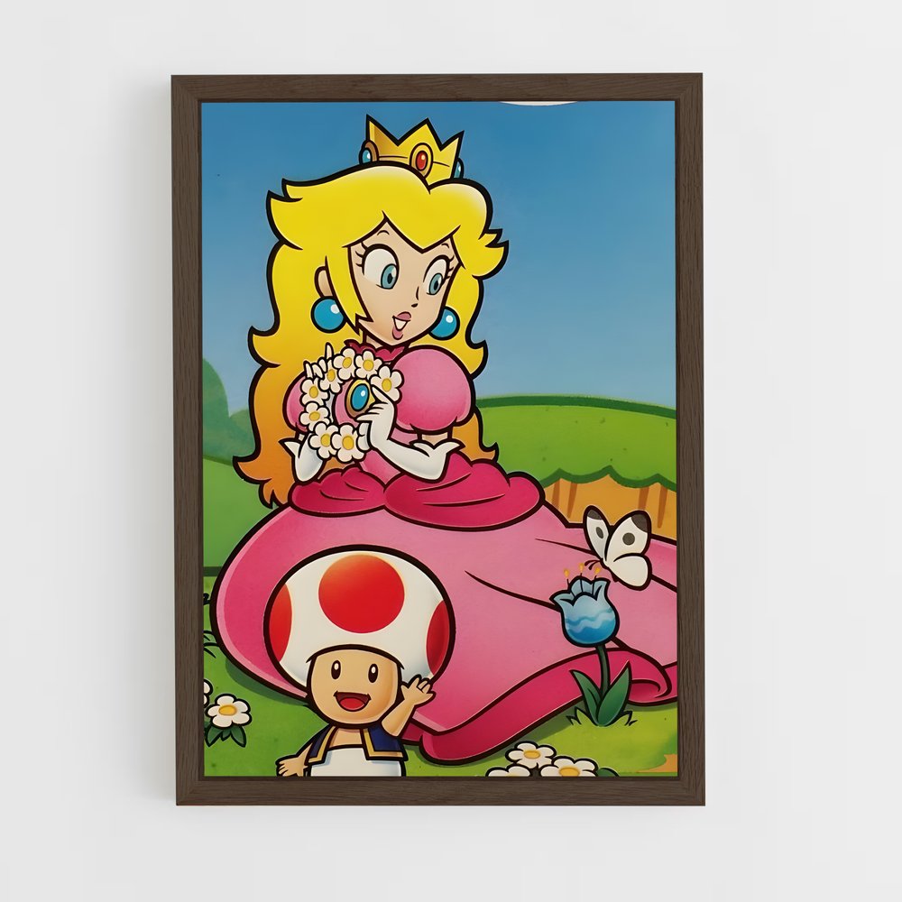 Poster Princess sur Champignon – affiche Mario (vue 5)